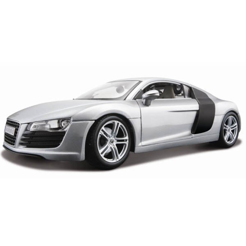 Машинка Maisto Audi R8 1:18 (серый 10255)