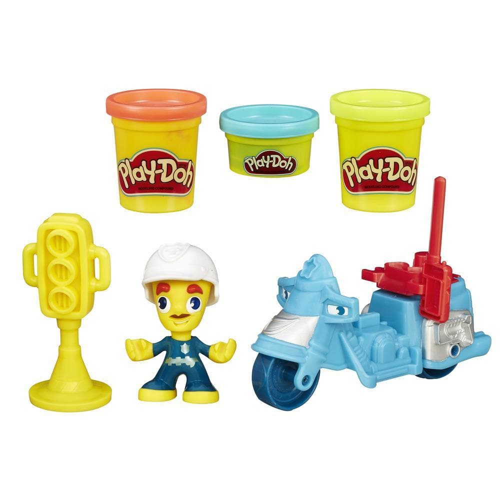 Игровой набор Транспортное средство Police Motorcycle (Play-Doh B5975)