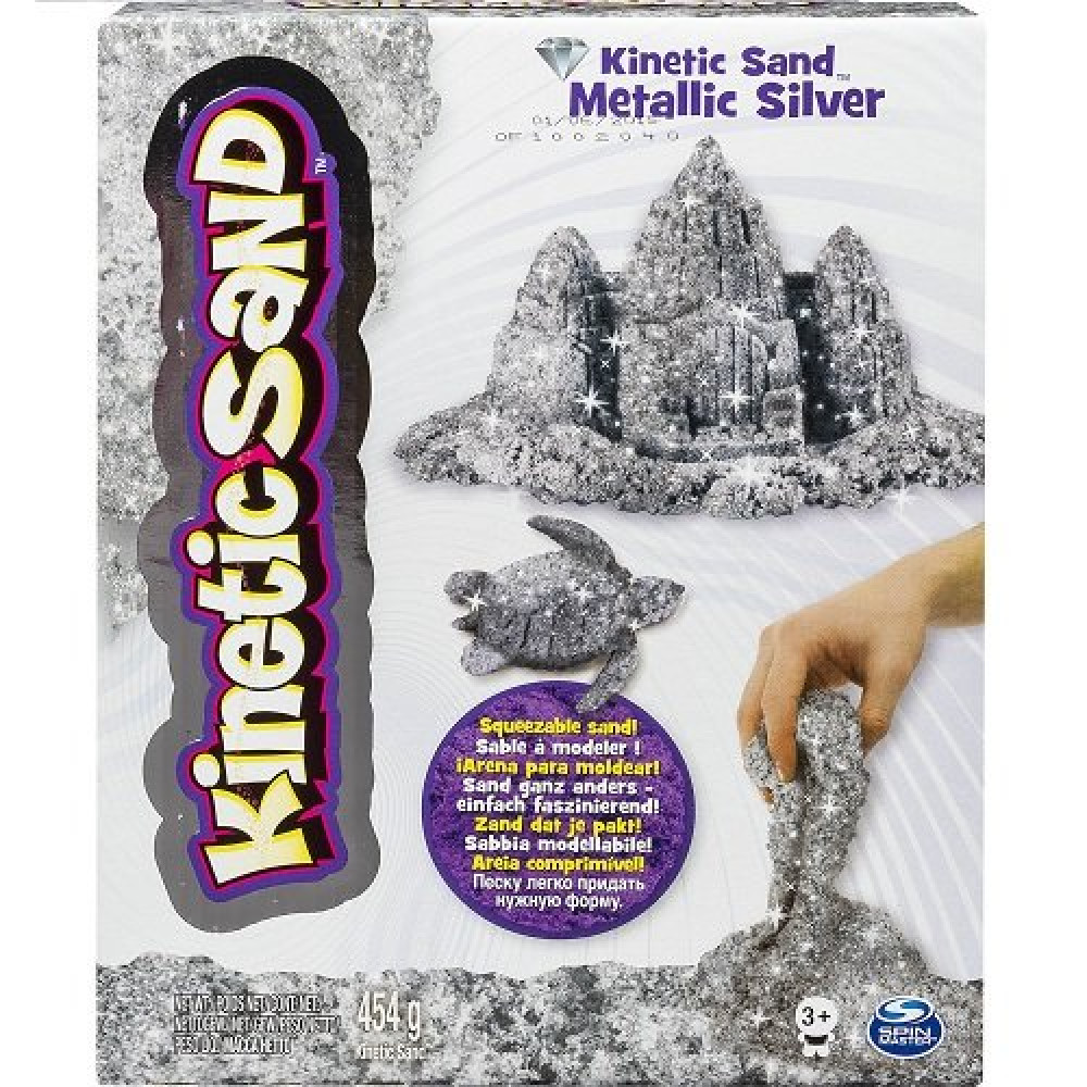 Песок для детского творчества Kinetic Sand Metallic (Wacky-Tivities 71408S)