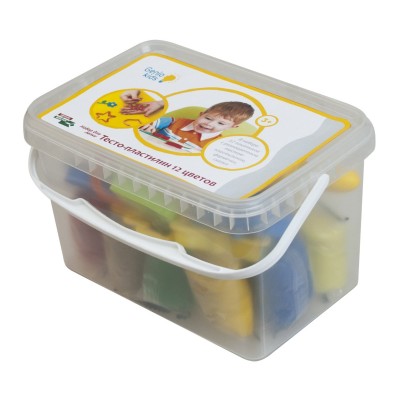 Тесто пластилин 12 цветов (Genio Kids TA1068)