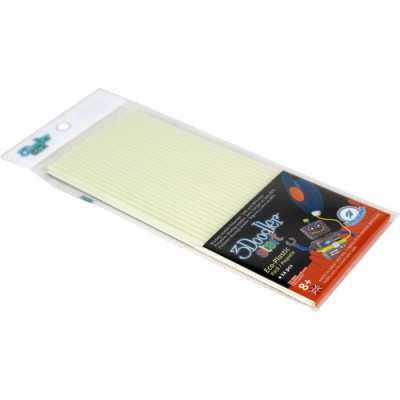 Набор стержней для 3D-ручки 3Doodler Start Светящиеся в темноте (3DS-ECO09-GLOW-24)