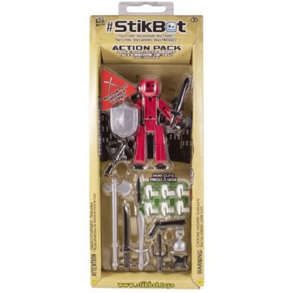 Фигурка для анимационного творчества Stikbot S2 Weapon (TST620W)