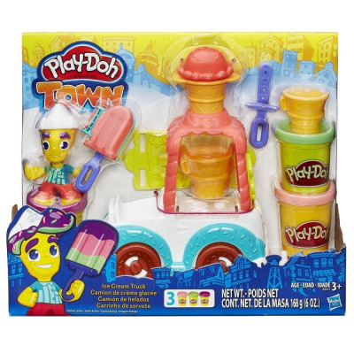 Игровой набор Play-Doh Грузовичок с мороженым (Плей До B3417) Игровой набор Play-Doh Грузовичок с мороженым (Плей До B3417)