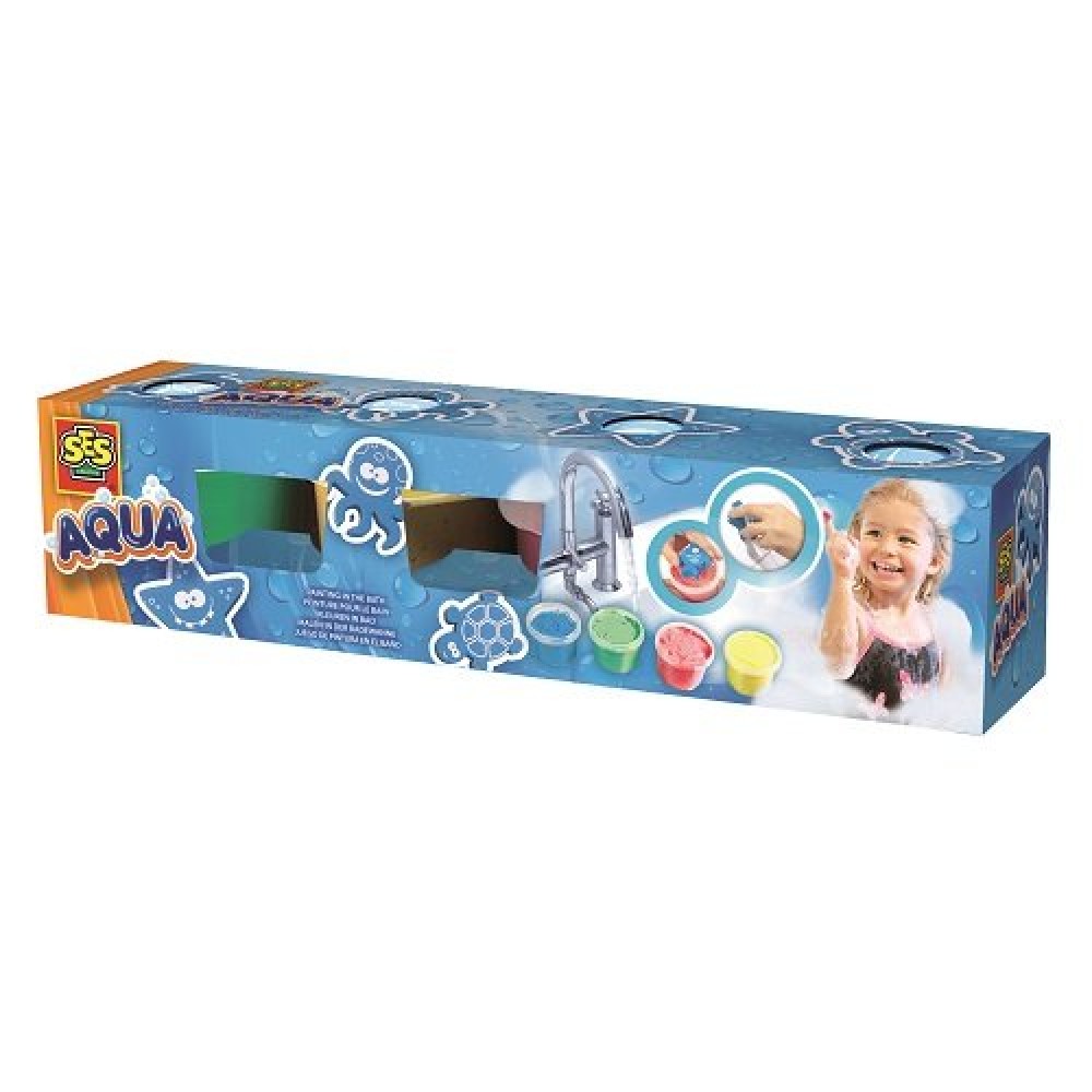Набор для игры в ванной Гуашь со штампами (SES 13035S)