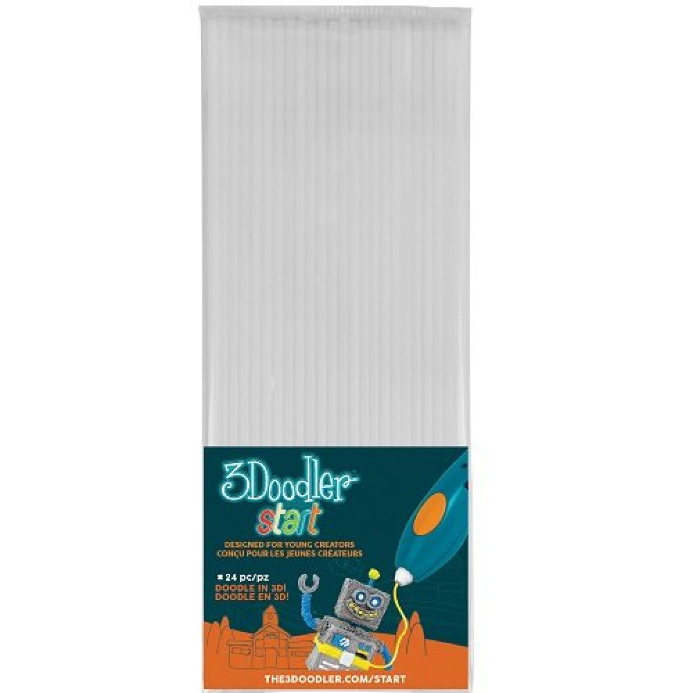 Набор стержней для 3D-ручки 3Doodler Start (3DS-ECO01-WHITE-24)