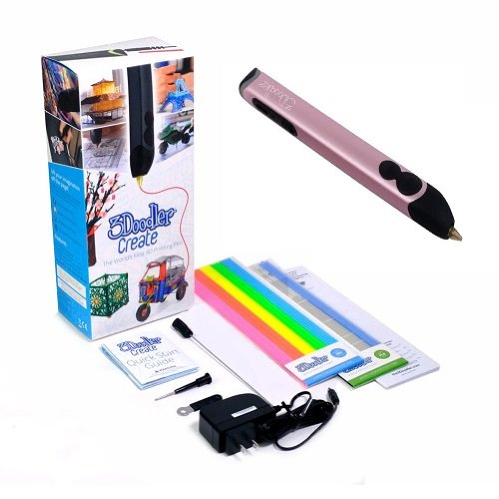 3D-ручка 3Doodler Create (3DOOD-CRE-ROSE-EU) тест