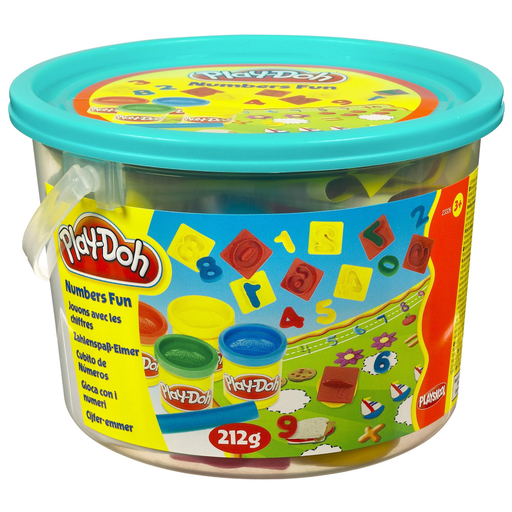 Набор пластилина Ведерочко Numbers Fun (Play-Doh 23326)