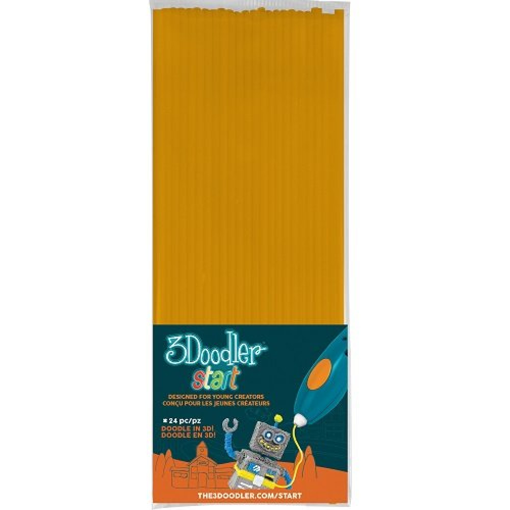 Набор стержней для 3D-ручки 3Doodler Start (3DS-ECO04-YELLOW-24)
