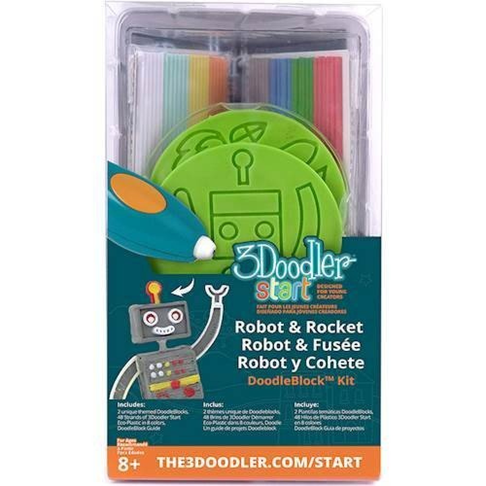 Набор аксессуаров для 3D-ручки 3Doodler Start Ракета (3DS-DBK-RO)
