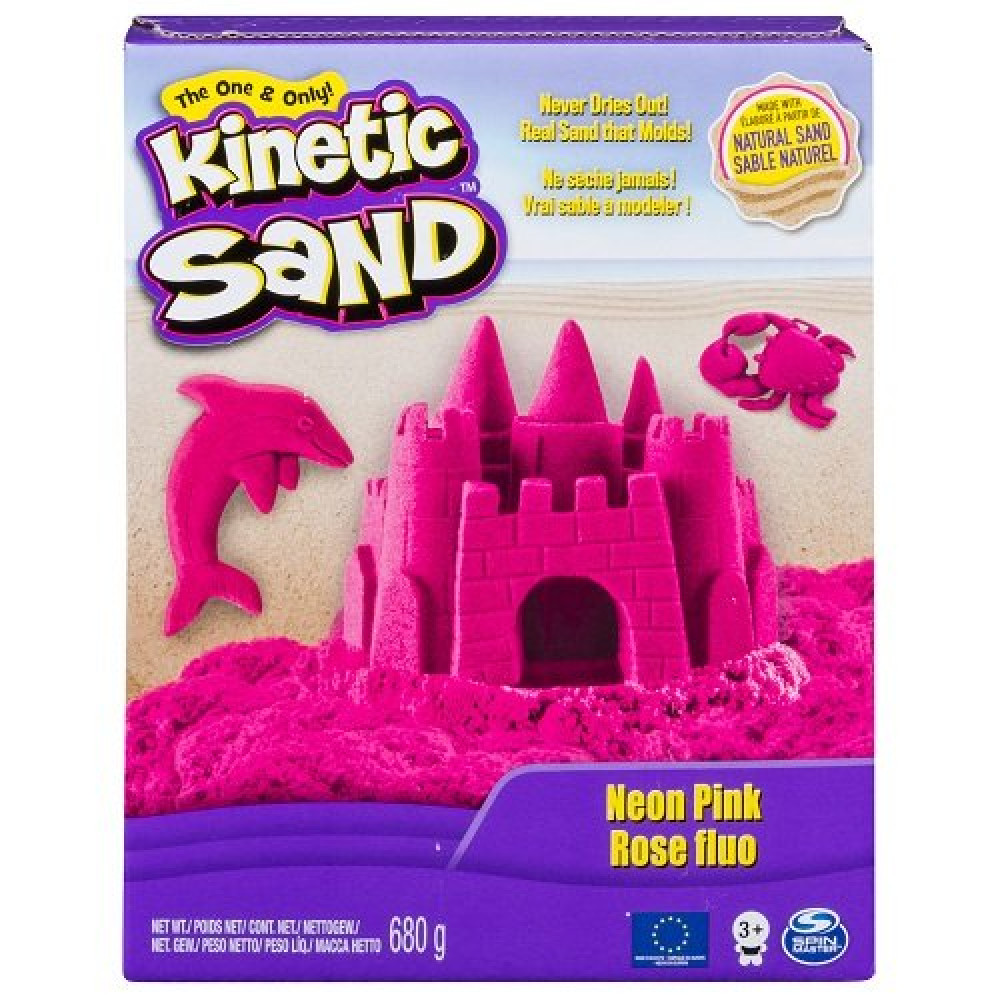 Песок для детского творчества Kinetic Sand Color (Wacky-Tivities 71409Pn)