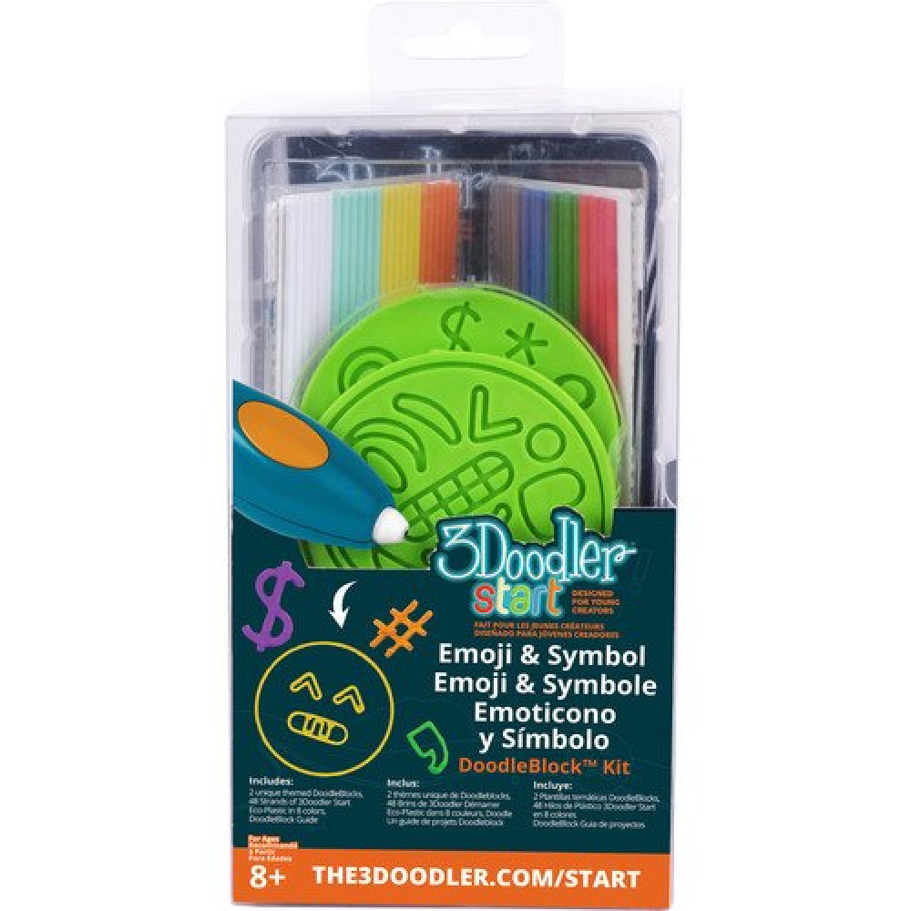 Набор аксессуаров для 3D-ручки 3Doodler Start Эмоджи (3DS-DBK-SY)