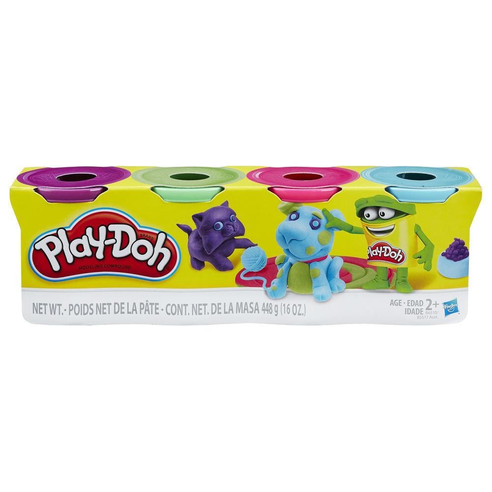 Набор пластилина Animals из 4 баночек (Play-Doh B6510)