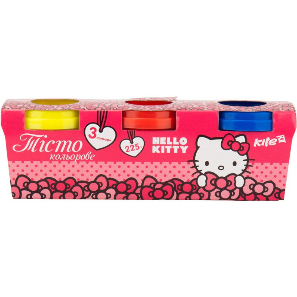 Тесто для лепки цветное Kite Hello Kitty 3 (75 г)