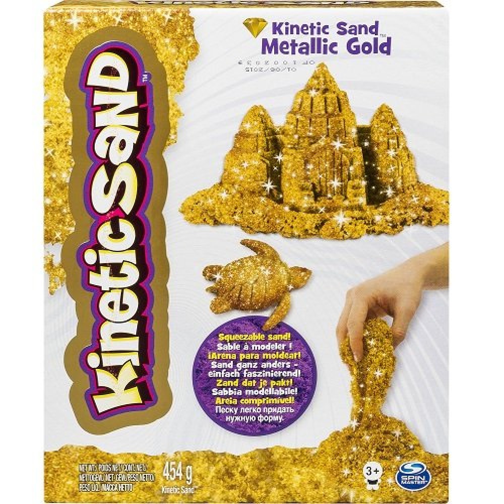 Песок для детского творчества Kinetic Sand Metallic (Wacky-Tivities 71408G)