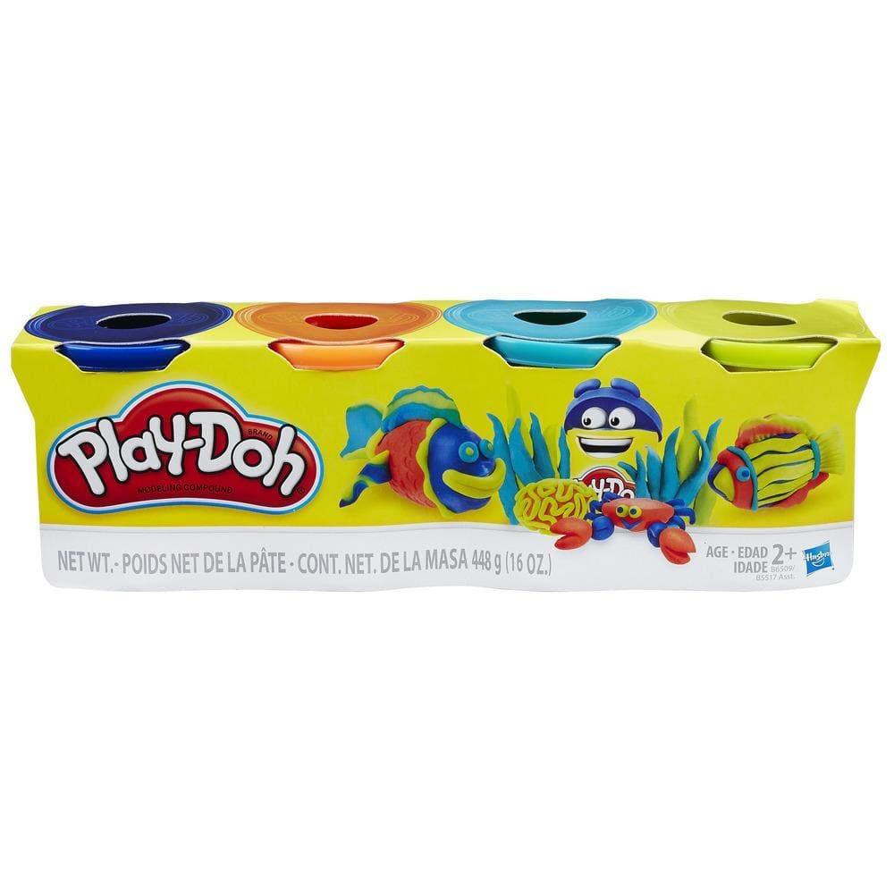 Набор пластилина Sea Inhabitants из 4 баночек (Play-Doh B6508)