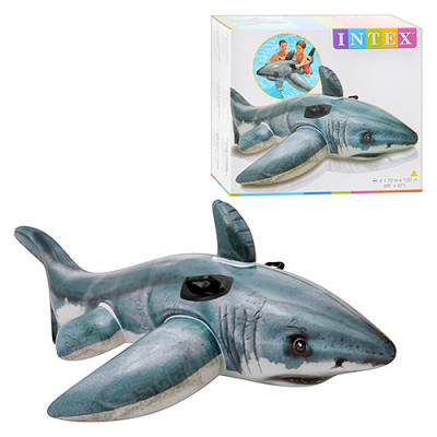 Плотик Акула з ручками Intex 57525