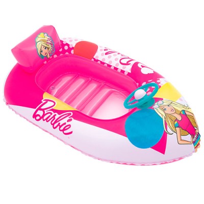 Плотик с рулем Barbie Bestway 93204