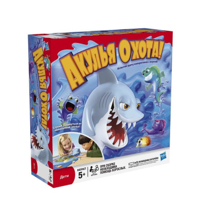 Настольная игра Акулья охота (Hasbro 33893) Настольная игра Акулья охота (Hasbro 33893)