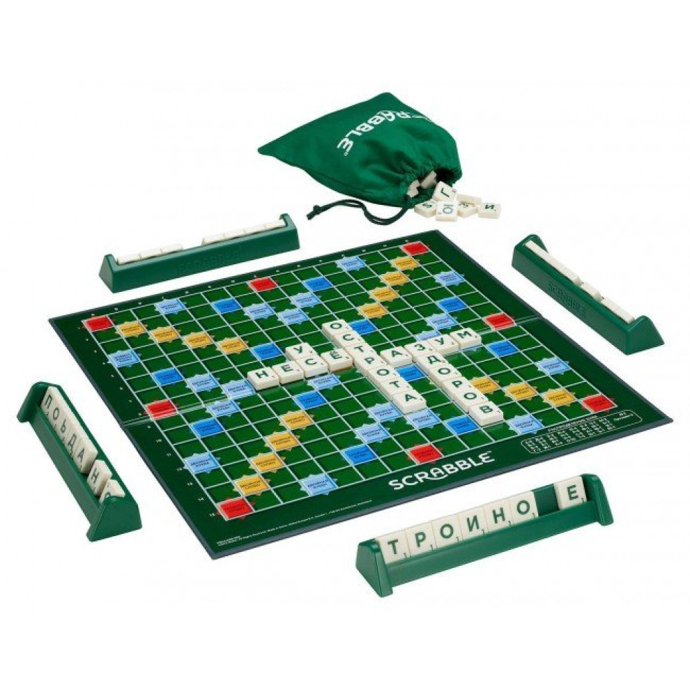 Настольная игра Скрэббл Оригинал UA (Scrabble BBD15)