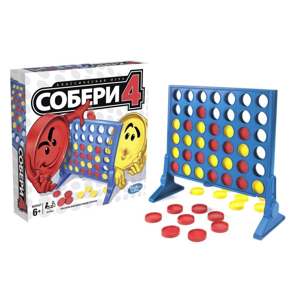 Нстольная игра Собери 4 (Hasbro A5640)