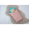 Плюшевий плед MagBaby Minky з бавовною ментол