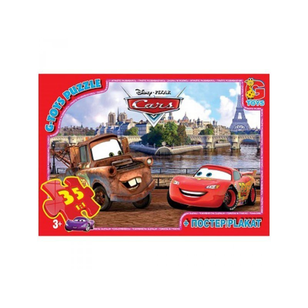 Пазлы G-Toys из серии Тачки 35 элементов (Z10216)