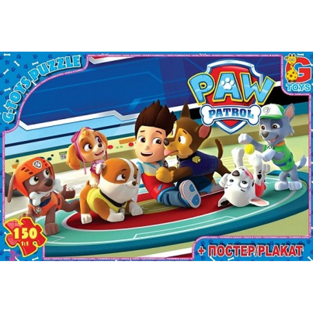 Пазлы G-Toys Paw Patrol (PWB0818)