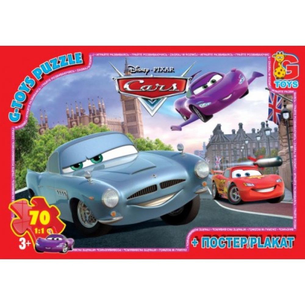 Пазлы G-Toys Тачки 70 элементов (Z10217)