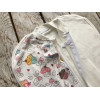 Євро пелюшка кокон на блискавці Half + шапочка MagBaby Капкейк (3-6 міс.)