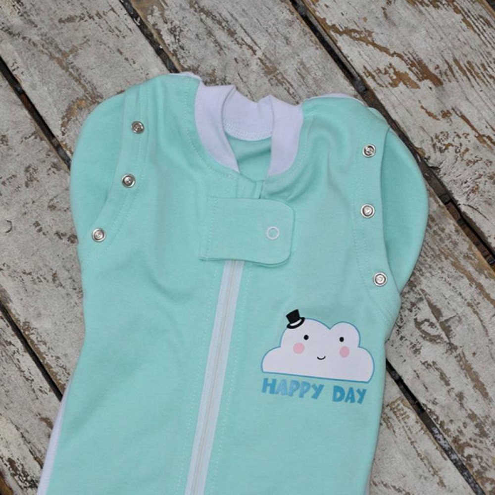 Безрозмірна пелюшка кокон на блискавці MagBaby Каспер, Happy Day