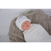 Пелюшка кокон на липучках + шапочка MagBaby Зебра (0-3 міс.)