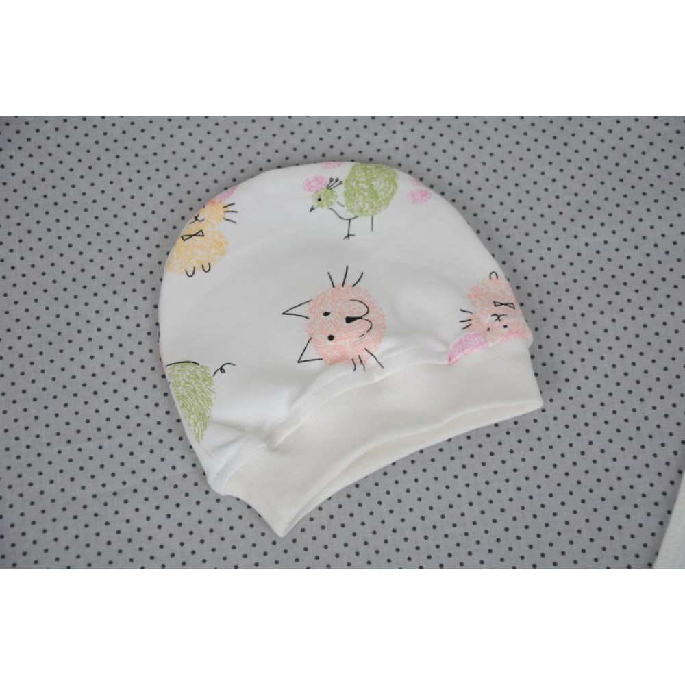 Євро пелюшка кокон на блискавці Half + шапочка MagBaby Акварель (3-6 міс.)