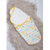 Пелюшка кокон на липучках + шапочка MagBaby Азбука (0-3 міс.)