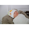 Пелюшка кокон на липучках + шапочка MagBaby Сафарі (3-6 міс.)