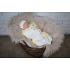 Євро пелюшка кокон на блискавці Half + шапочка MagBaby Льова та Ко (0-3 міс.)