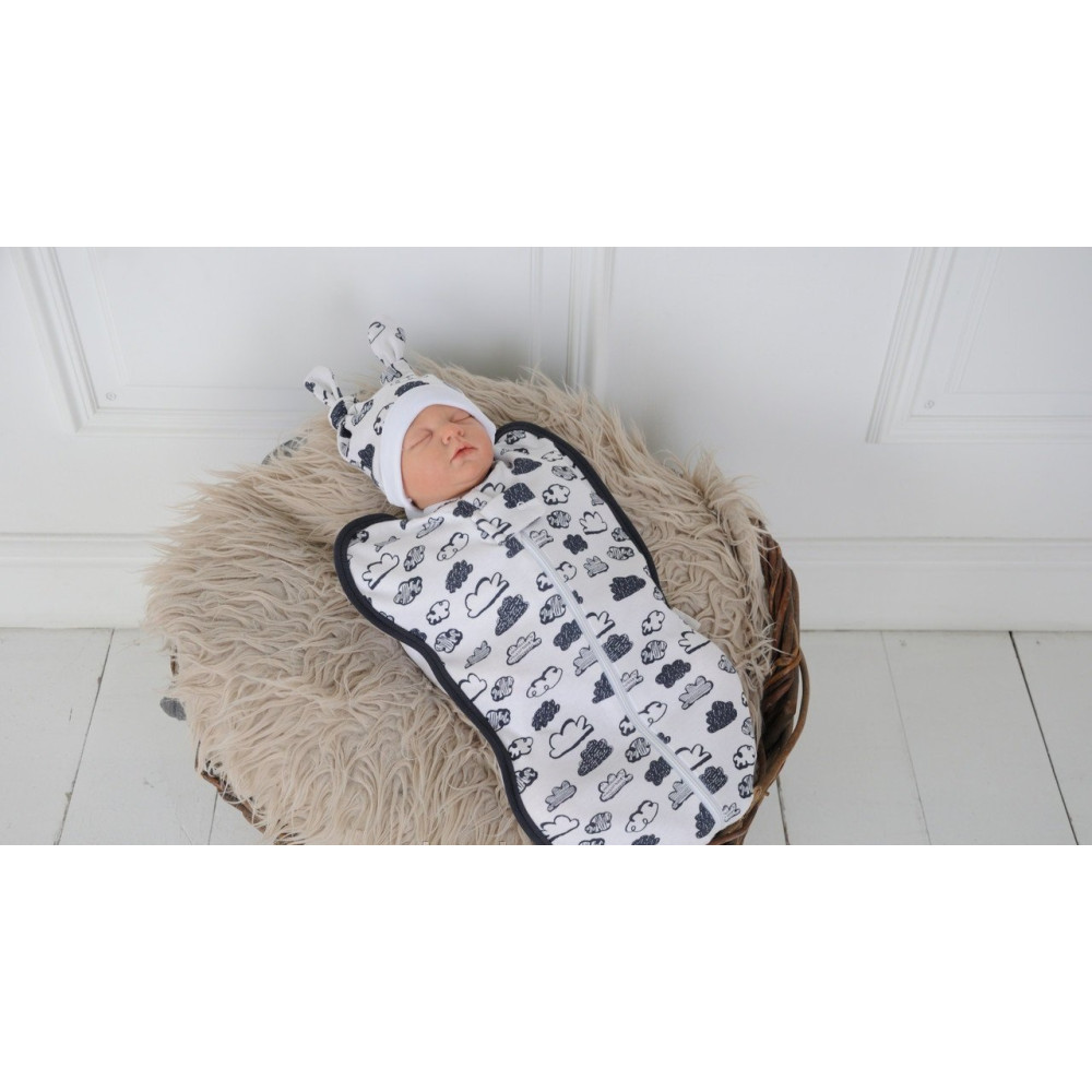 Комплект коконів MagBaby Хмари білі (3-6 міс.)