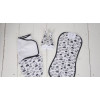 Комплект коконів MagBaby Хмари білі (3-6 міс.)