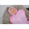 Пелюшка кокон з начісом на блискавці MagBaby Капітоні рожева (3-6 міс.)
