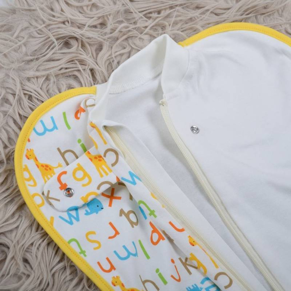 Євро пелюшка кокон на блискавці Half + шапочка MagBaby Азбука (3-6 міс.)