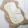 Євро пелюшка кокон на блискавці Half + шапочка MagBaby Азбука (3-6 міс.)