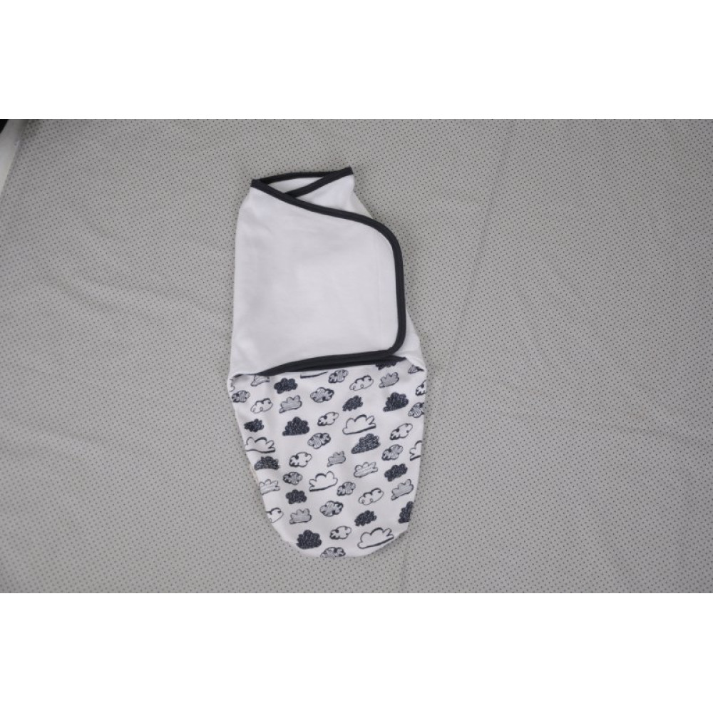 Пелюшка кокон на липучках + шапочка MagBaby Хмара білі (3-6 міс.) Пелюшка кокон на липучках + шапочка MagBaby Хмара білі (3-6 міс.)