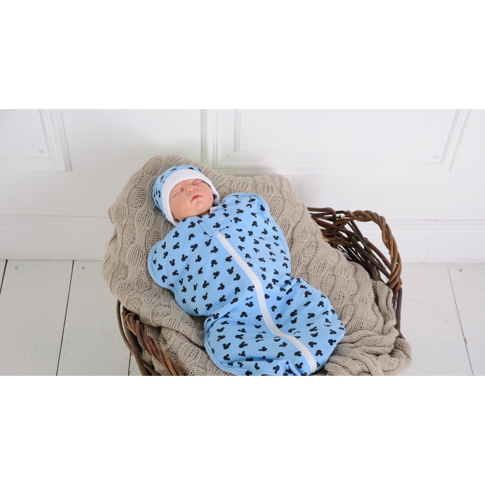 Комплект коконів MagBaby Міккі Маус блакитний (0-3 міс.)