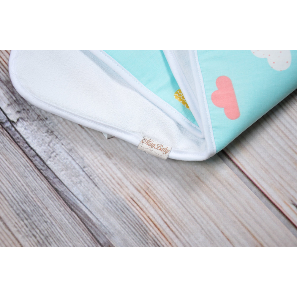 Непромокаемая пеленка MagBaby Цветные облака 60x80