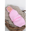 Пеленка кокон на липучках MagBaby Капитоне + шапочка MagBaby розовая (0-3 мес.)