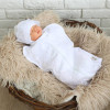 Святкова пелюшка-кокон на блискавці + шапочка MagBaby (0-3 міс.)