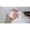 Евро пеленка кокон + шапочка MagBaby Слоники (3-6 мес.)
