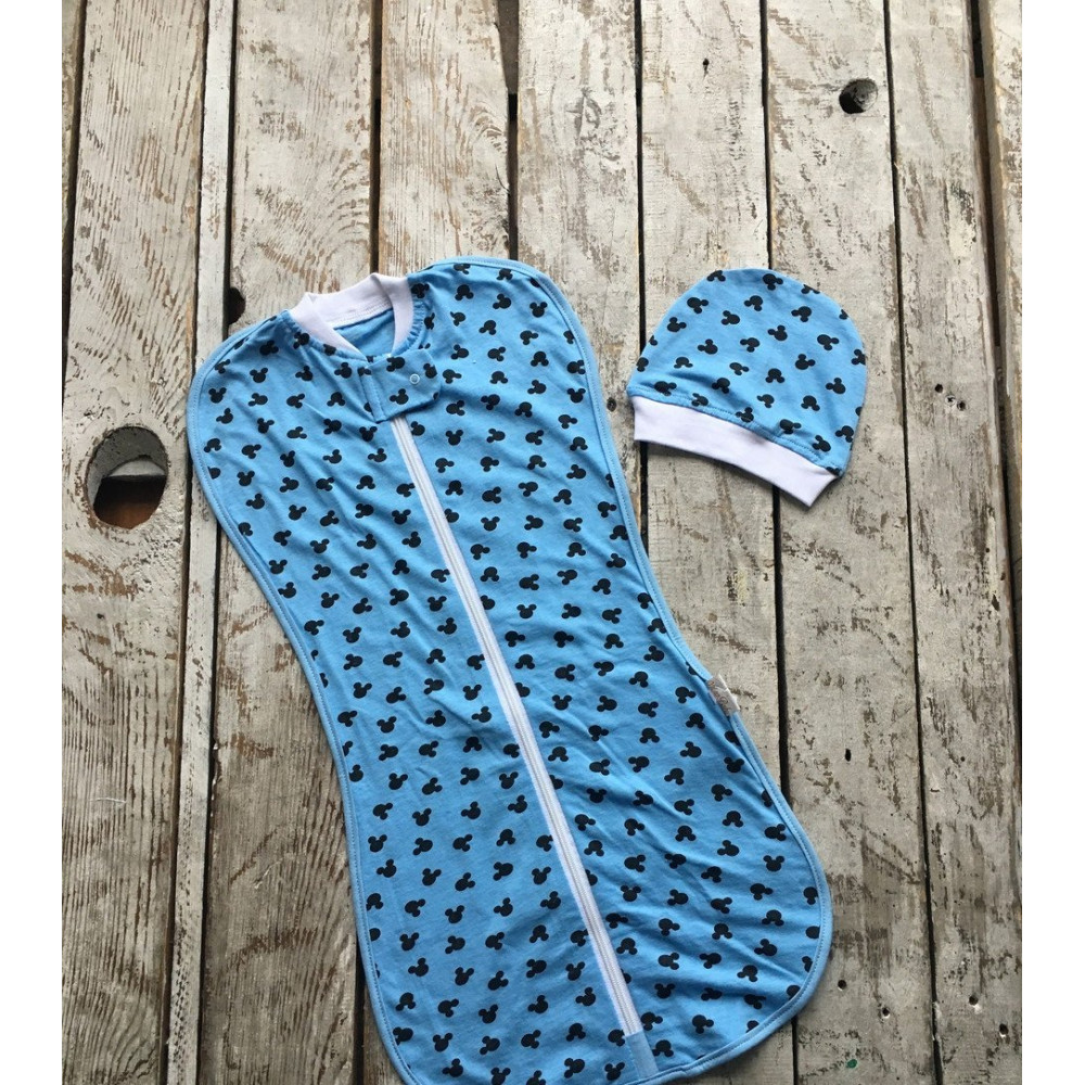 Комплект коконів MagBaby Міккі Маус блакитний (3-6 міс.) Комплект коконів MagBaby Міккі Маус блакитний (3-6 міс.)