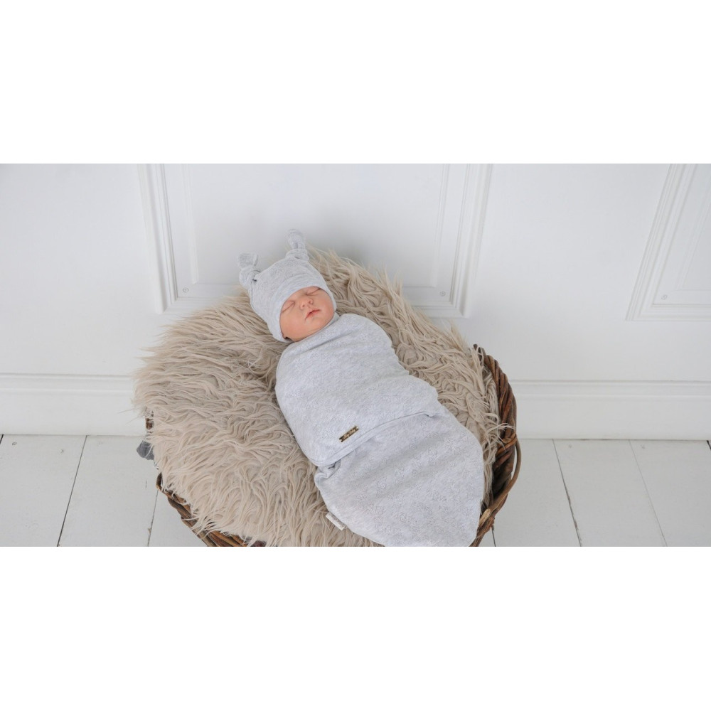 Комплект коконов MagBaby Wind серый меланж (0-3 мес.)