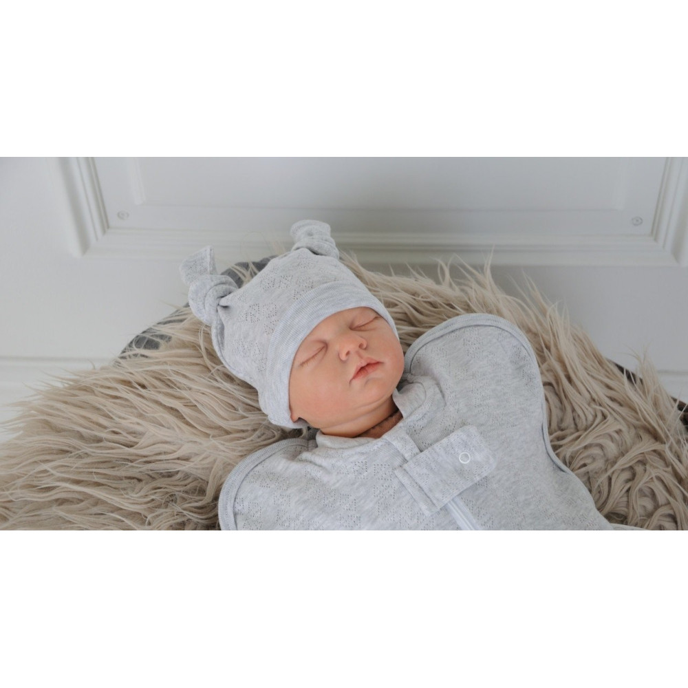 Комплект коконов MagBaby Wind серый меланж (0-3 мес.)