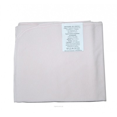 Трикотажна пелюшка Тигрес світло-рожева (ТП-0002)